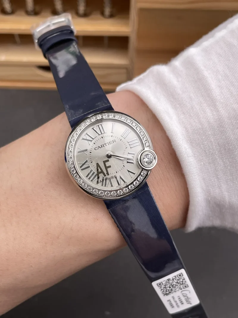 Cartier Ballon Bleu Diamond Bezel 30mm