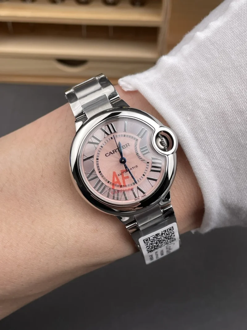 Cartier Ballon Bleu Pink Dial 33mm