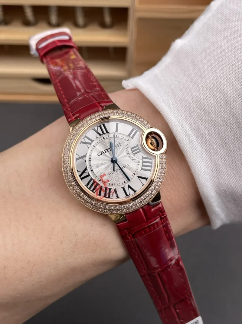 Cartier Ballon Bleu Diamond Bezel 33mm
