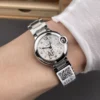 Cartier Ballon Bleu Diamond Markers Ladies 28mm