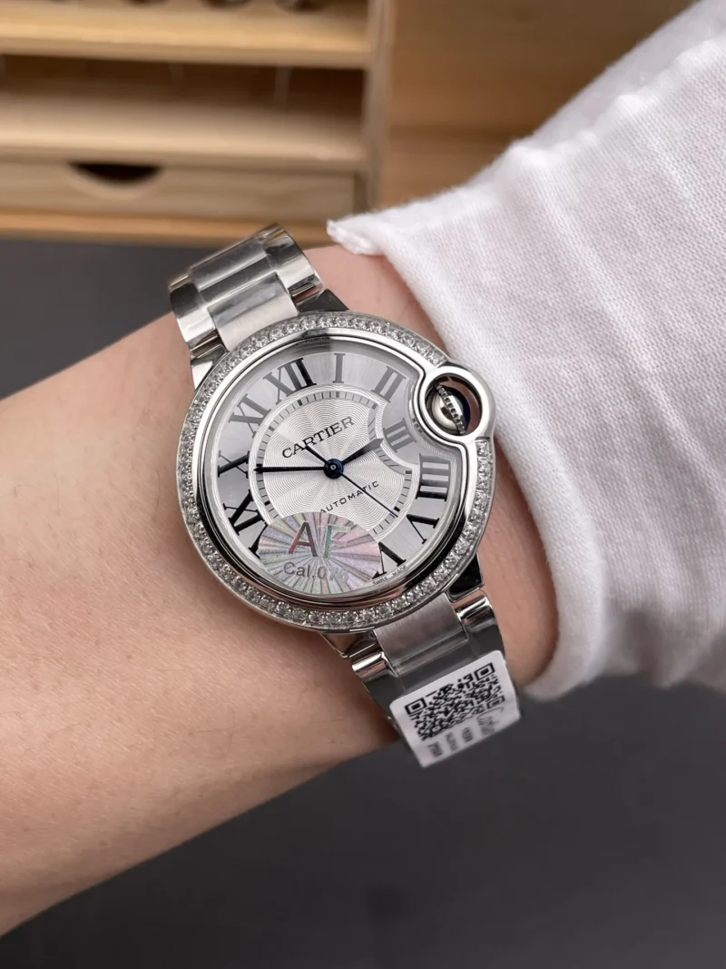 Cartier Ballon Bleu Diamond Bezel 33mm