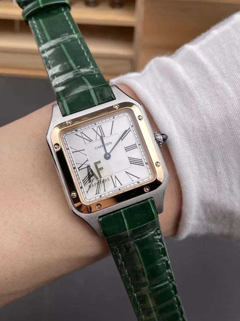 Cartier Santos Two-Tone Rose Gold 31.4x43.5mm