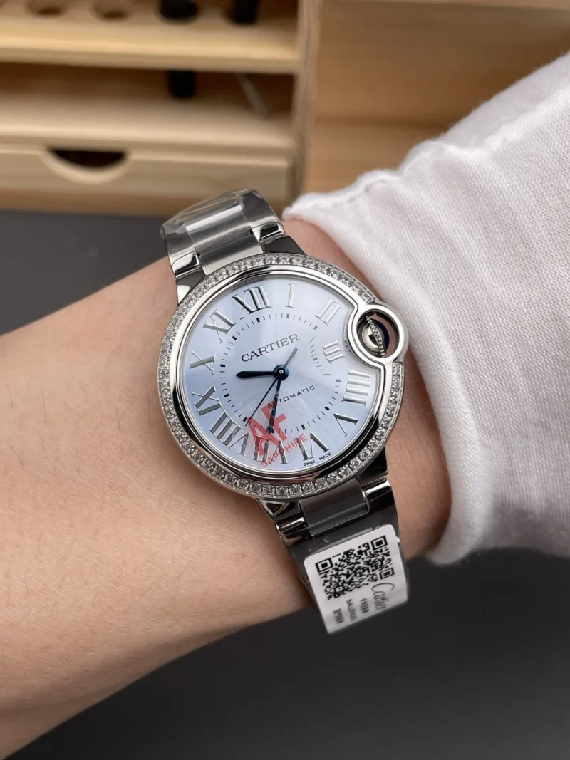 Cartier Ballon Bleu Diamond Bezel 33mm