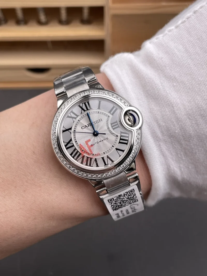 Cartier Ballon Bleu Diamond Bezel 33mm