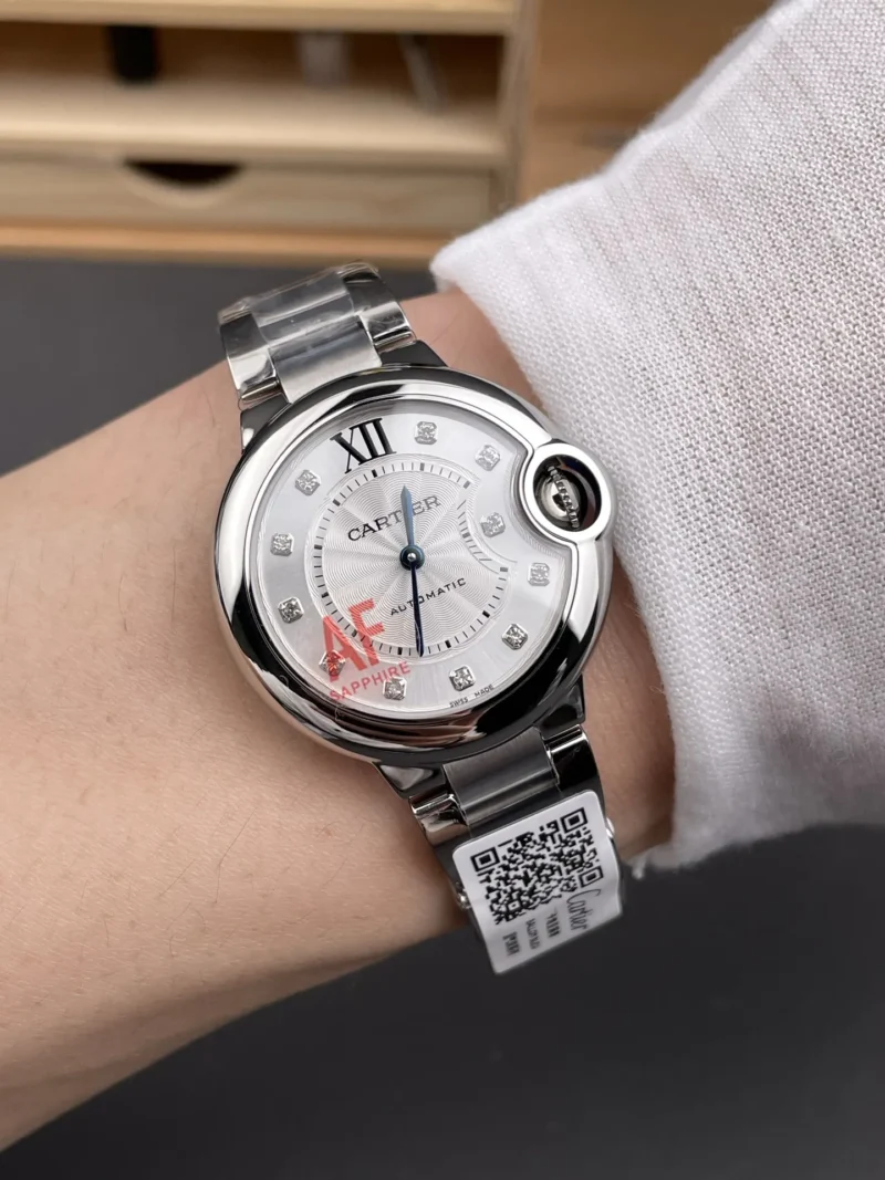 Cartier Ballon Bleu Diamond Markers 33mm
