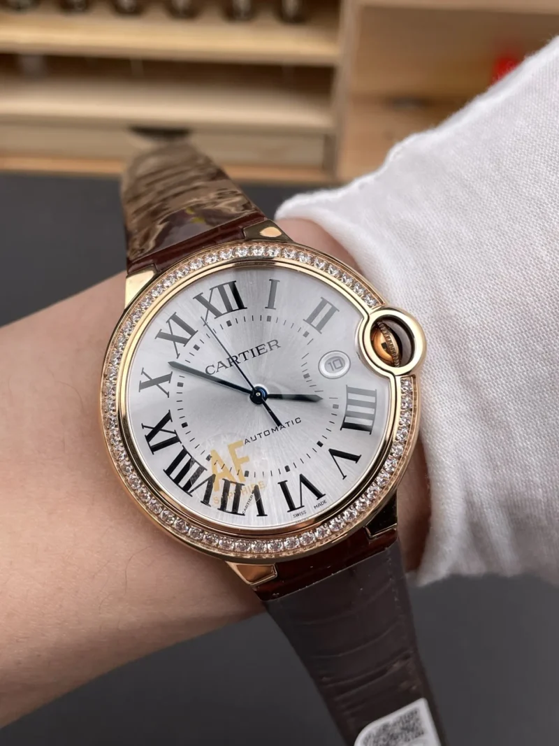 Cartier Ballon Bleu Diamond Bezel 42mm