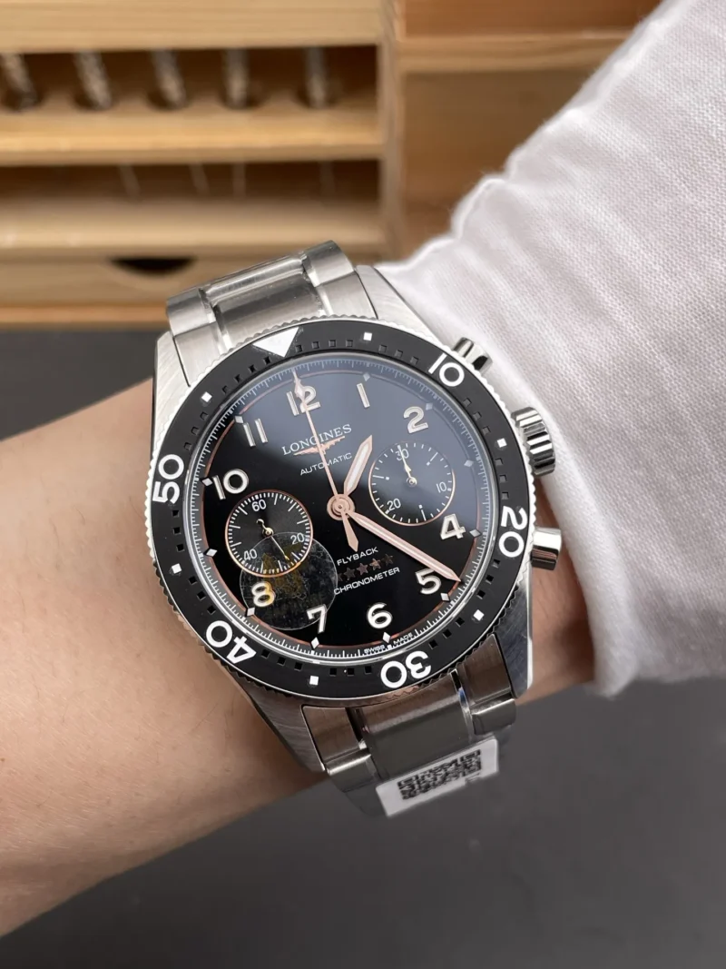 Longines Spirit Black Dial 40mm