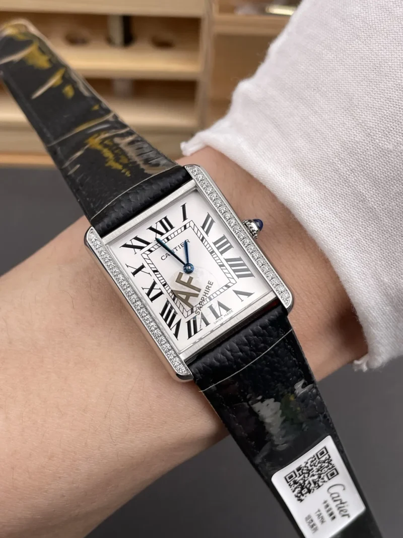 Cartier Tank Diamond Bezel 34.8x27.4mm