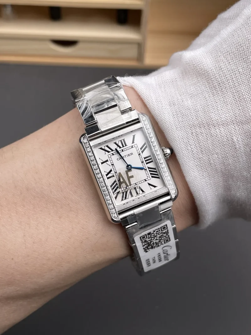 Cartier Tank Diamond Bezel 31x24.4mm