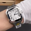 Cartier Santos White Dial 39.8mm