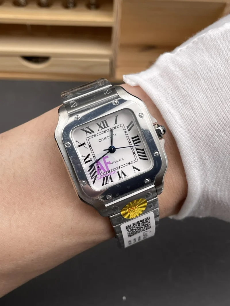 Cartier Santos White Dial 35.1mm