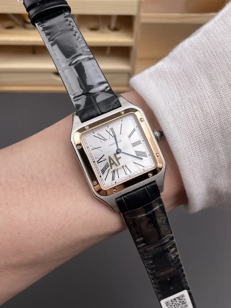 Cartier Santos Two-Tone Rose Gold 31.4x43.5mm