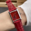 Cartier Tank Red Dial 33.7x25.5mm
