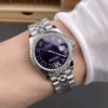 Rolex Datejust Purple Dial Ladies 31mm