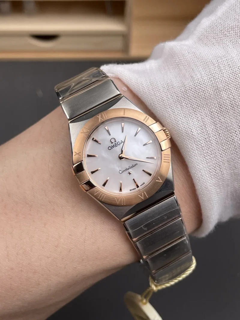 Omega Constellation Rose Gold Ladies 28mm