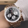 Breitling Chronomat B01rose gold Black dial 44mm