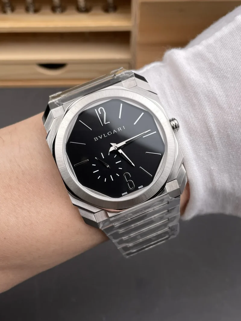 Bvlgari Octo Black Dial 40x7mm