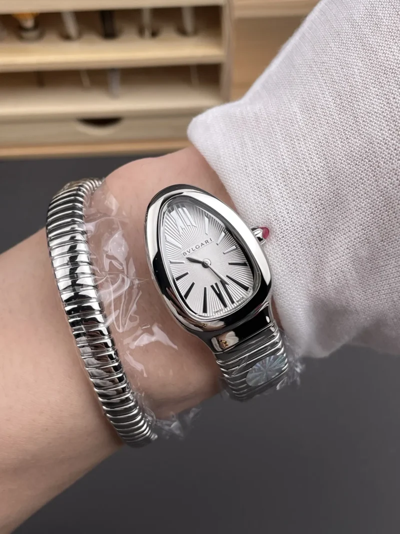Bvlgari White Dial 35mm