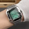 Cartier Santos Green Dial 39.8mm