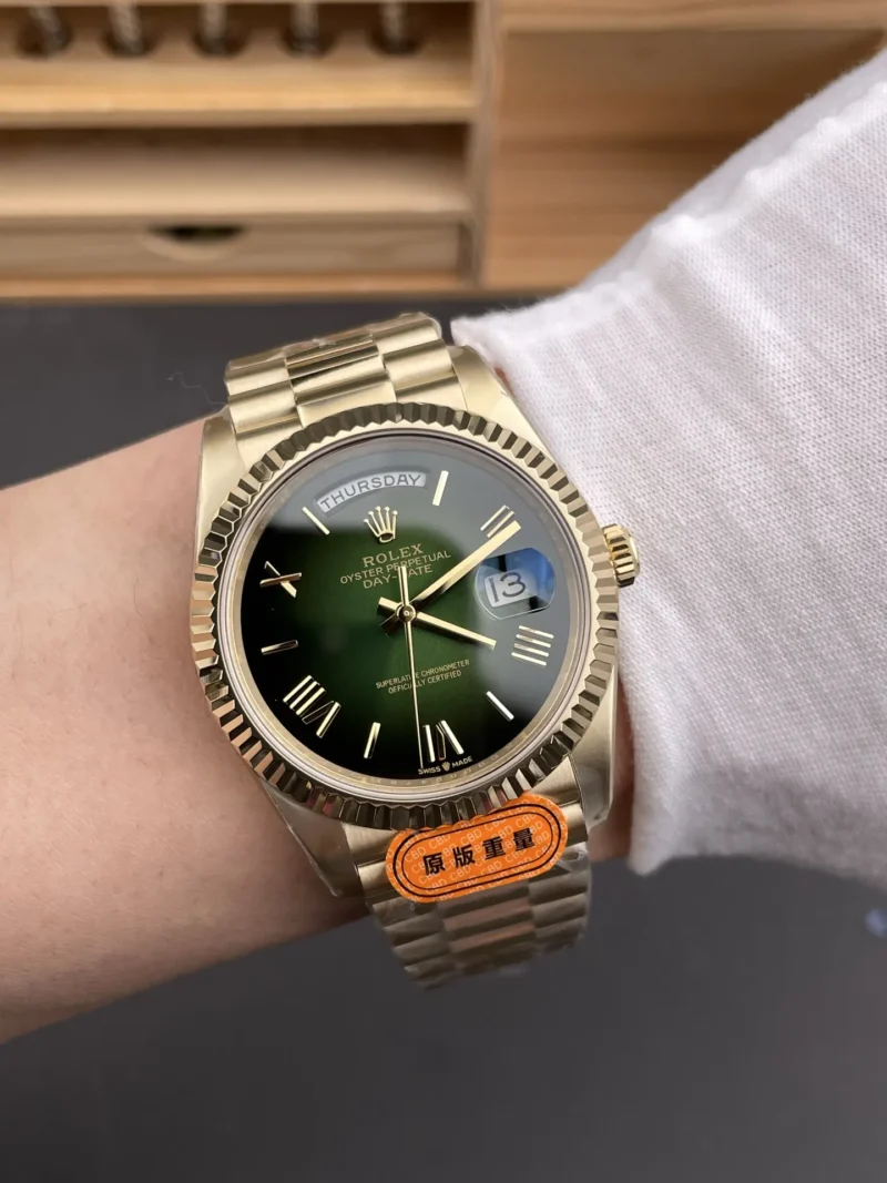 Rolex Day-Date Smoked Green 40mm