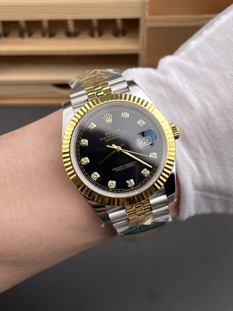 Rolex Datejust Two-Tone Black 41mm