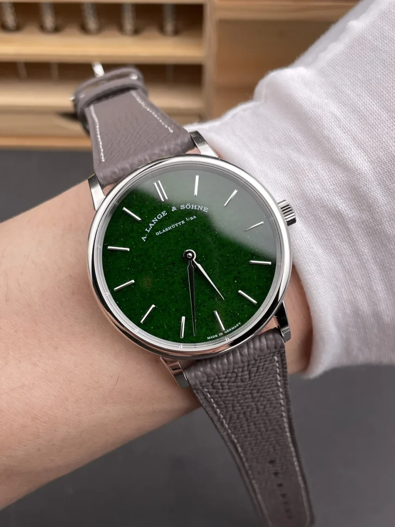 A. Lange & Sohne Saxonia Green Dial 39mm