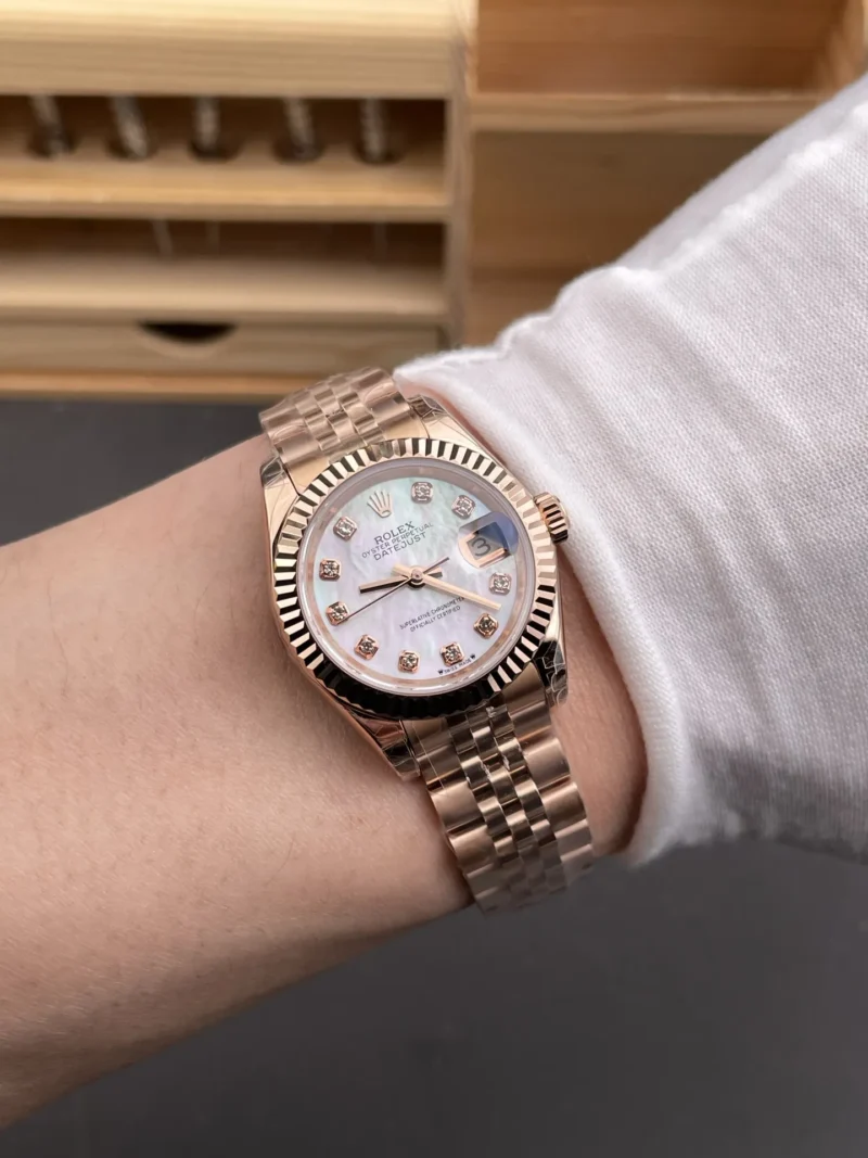 Rolex Datejust Rose Gold Ladies 28mm