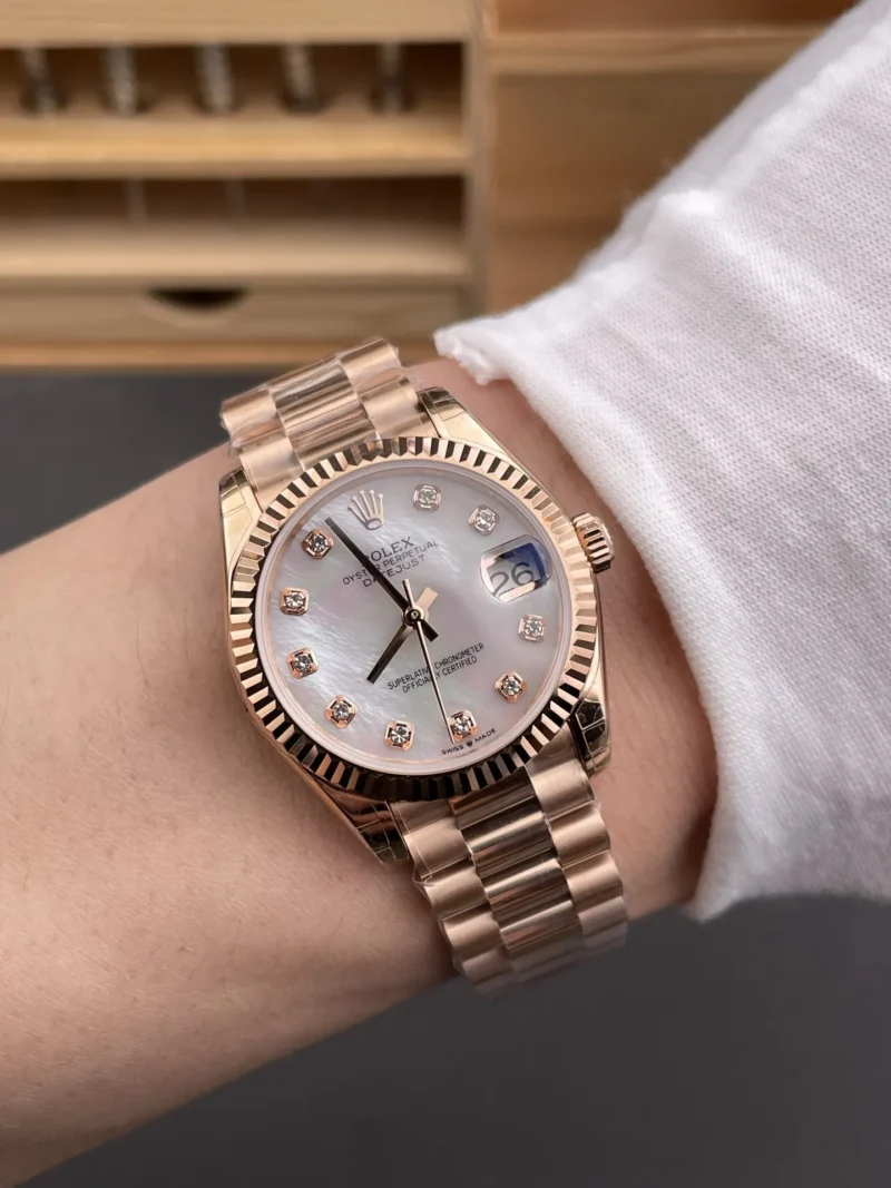Rolex Datejust Rose Gold Ladies 31mm
