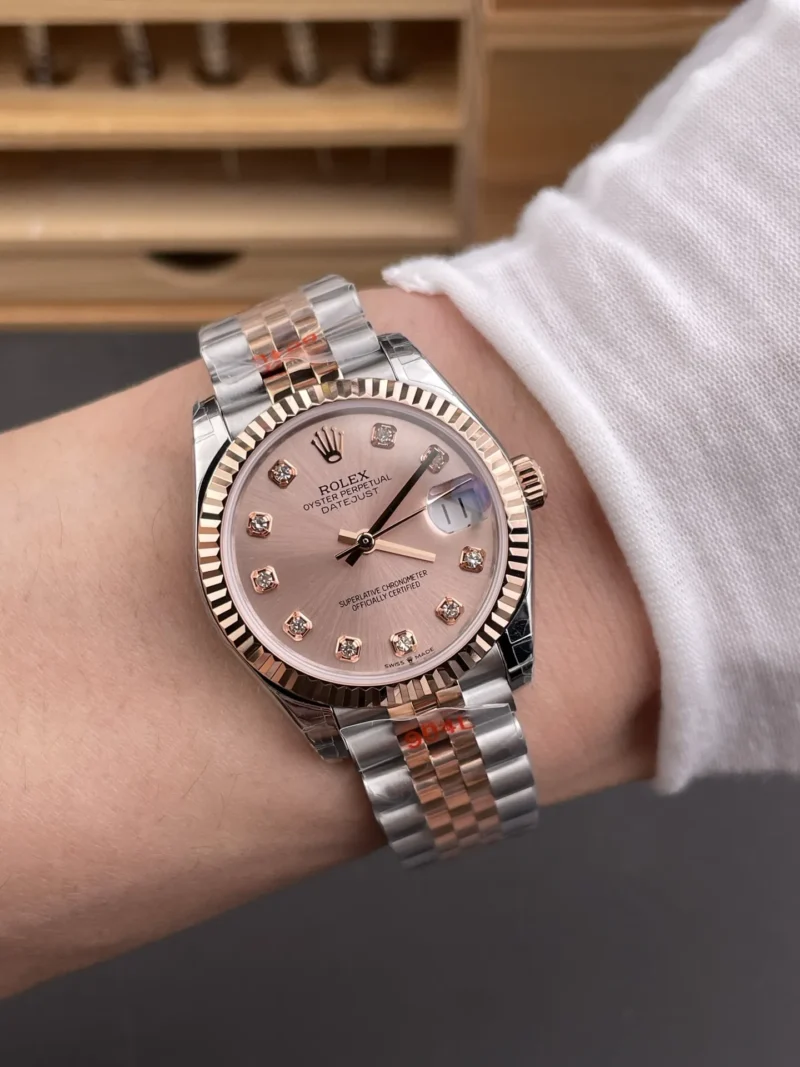 Rolex Datejust Rose Gold Ladies 31mm