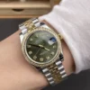 img10_1203_GS_劳力士_日志型_间金钻刻钻圈绿盘女表_31mm_2236机芯.webp Rolex Datejust Two-Tone Ladies 31mm