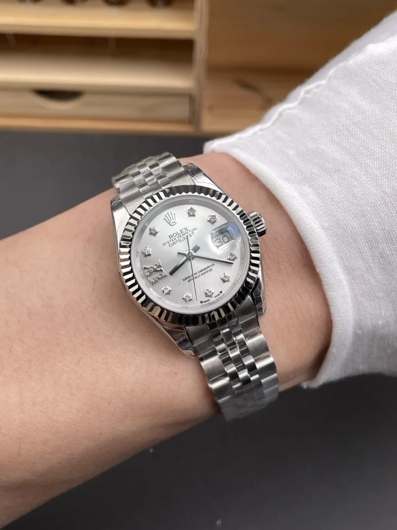 Rolex Datejust Silver Dial Ladies 28mm