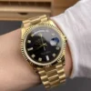 Rolex Day-Date Black Baguette Diamond 36mm