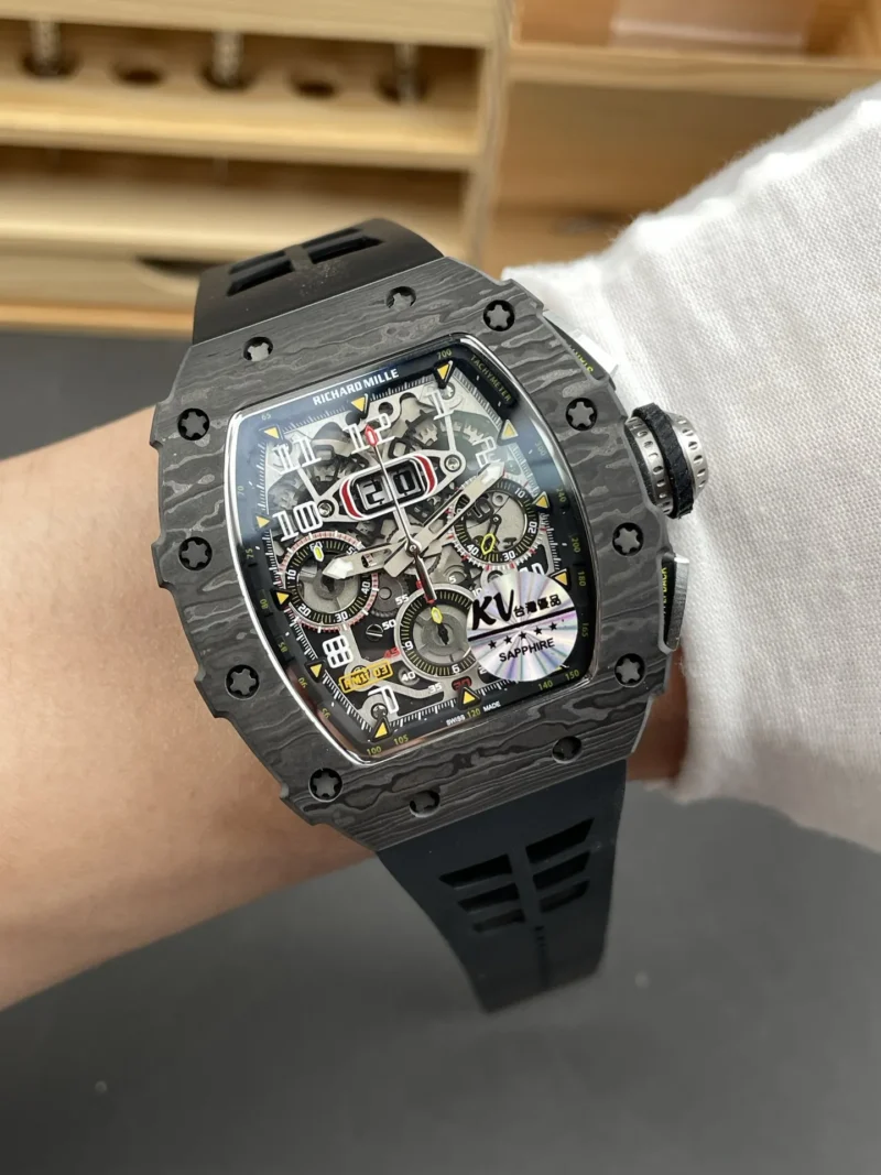 Richard Mille RM Carbon Fiber 49.4x44.50mm