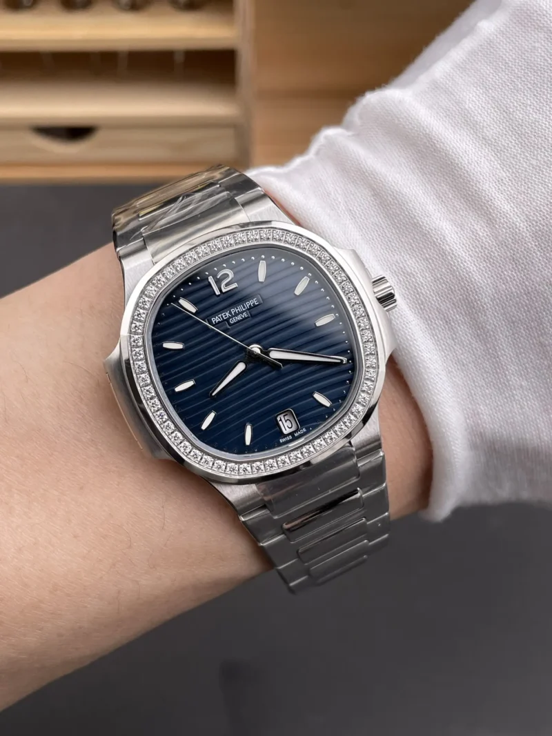 Patek Philippe Nautilus Diamond Bezel 35.2mm