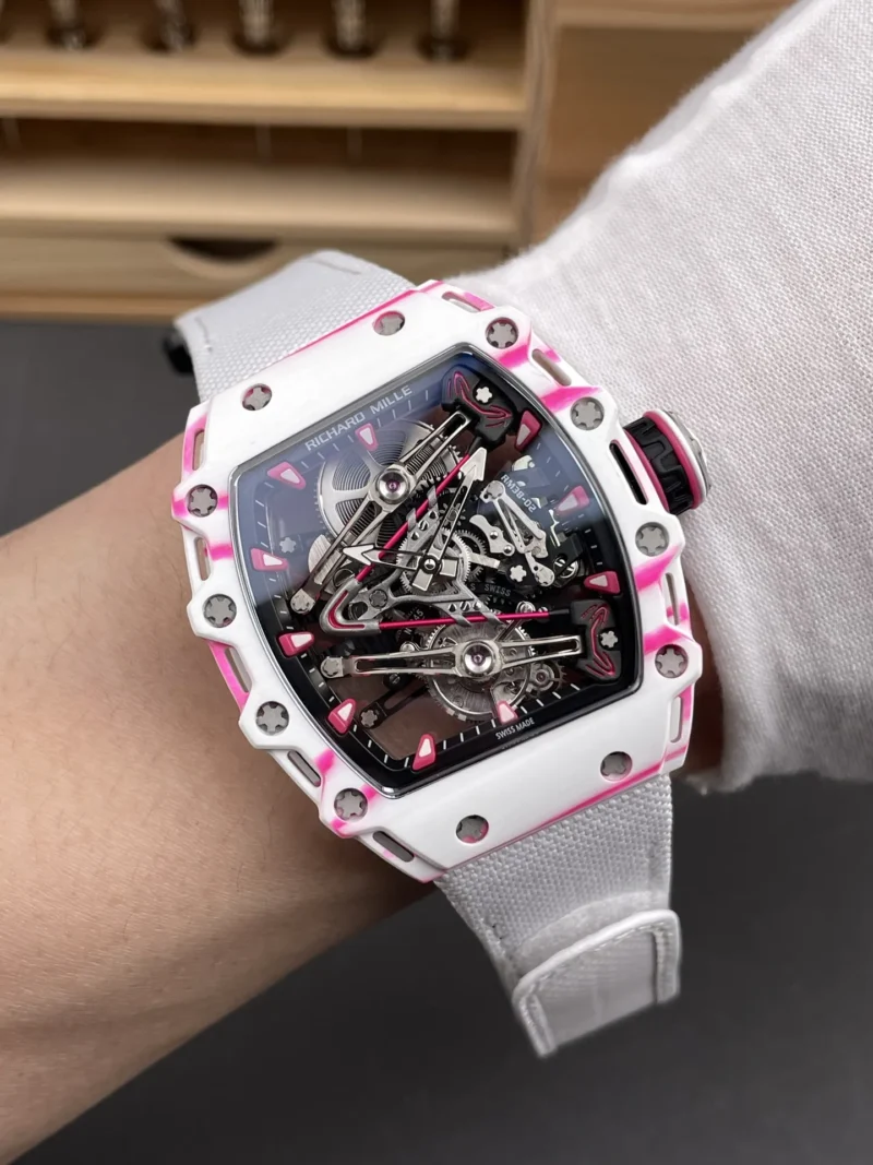 Richard Mille RM38-02 Carbon Fiber 43.7x50mm