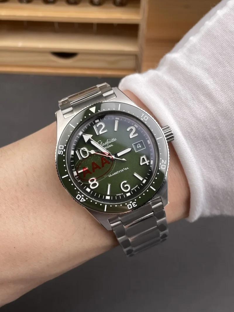 Glashutte Green Dial 39.5mm