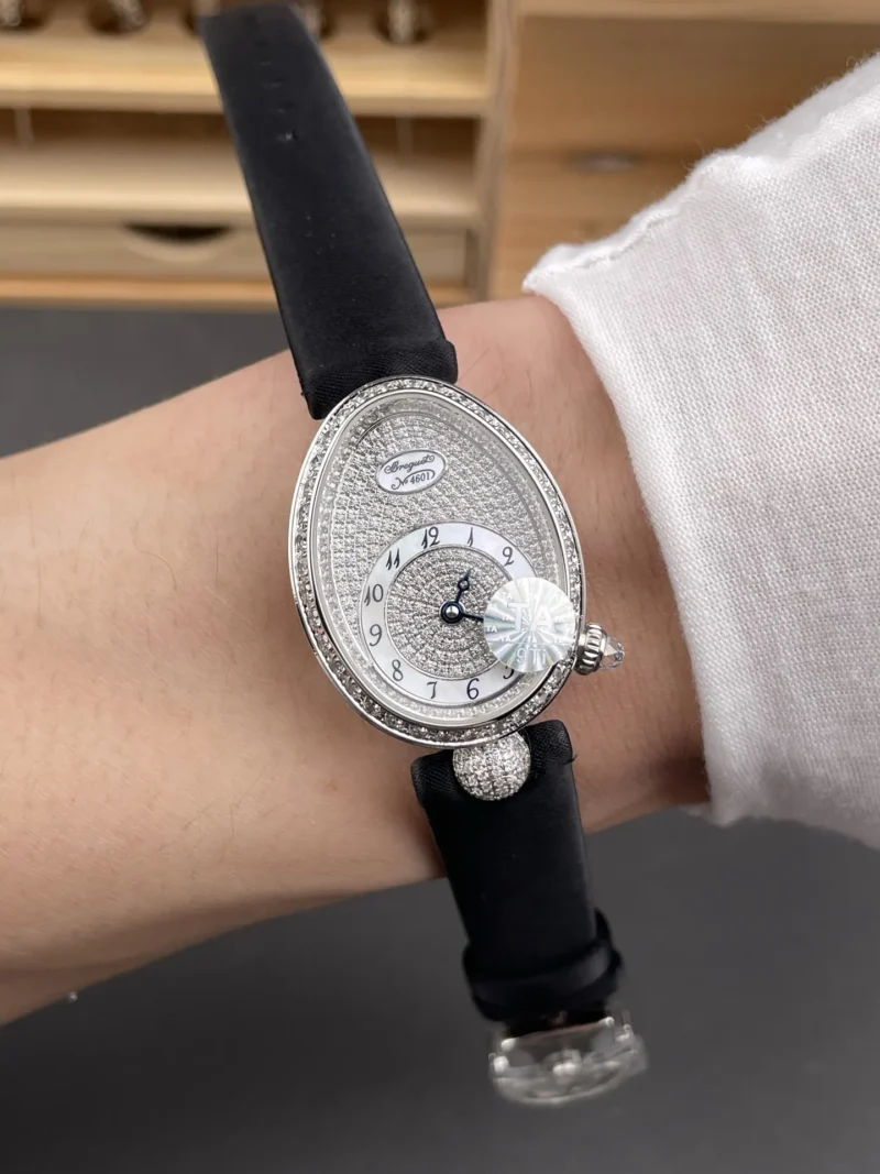 Breguet Reine de Naples Fully Diamond 33x25mm