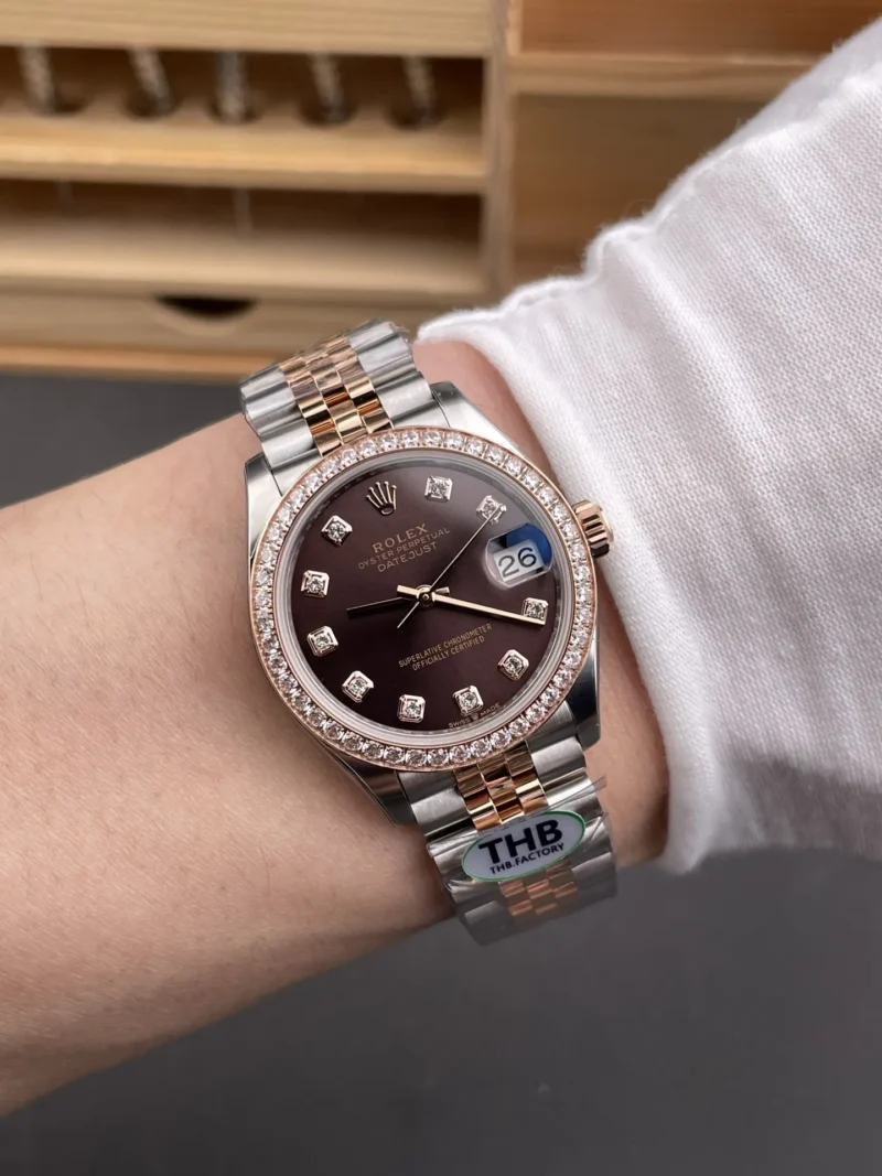 Rolex Datejust Two-Tone Rose Gold Ladies 31mm