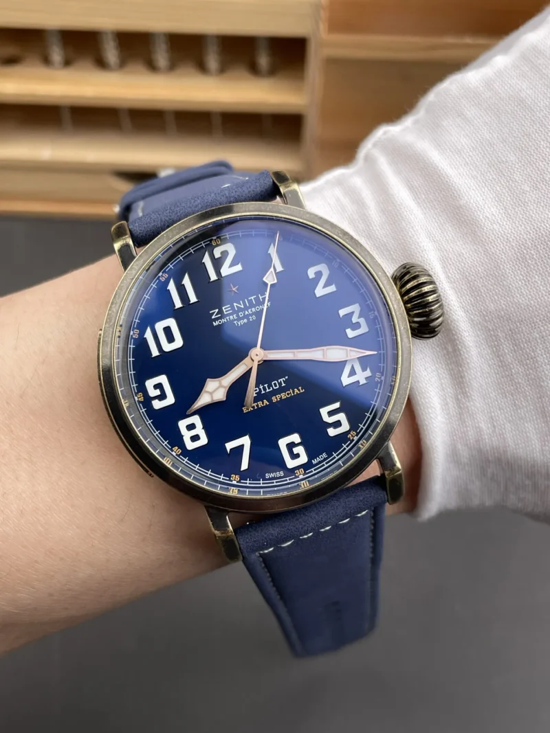 Zenith Pilot Blue Dial 45mm