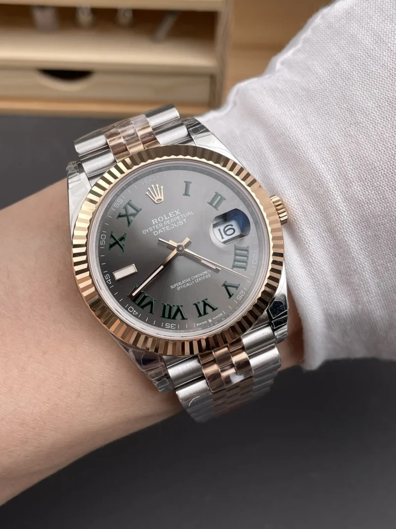 Rolex Datejust Two-Tone Rose Gold 41mm