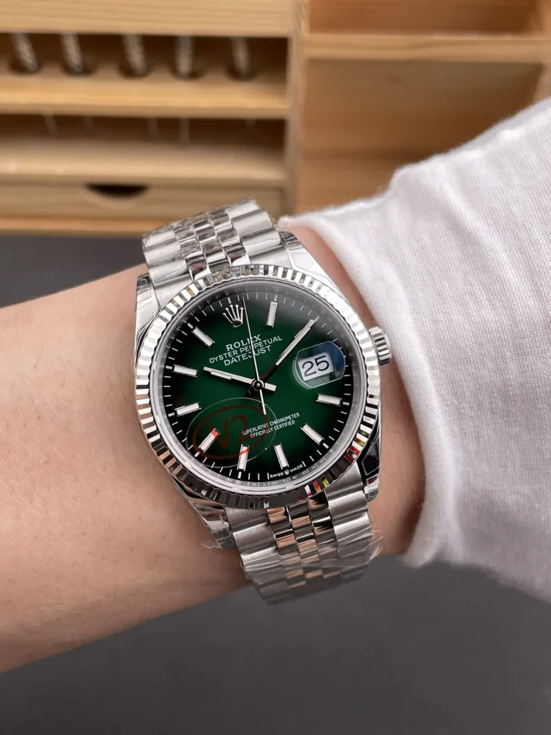 Rolex Datejust 123 G Smoked Green 36mm