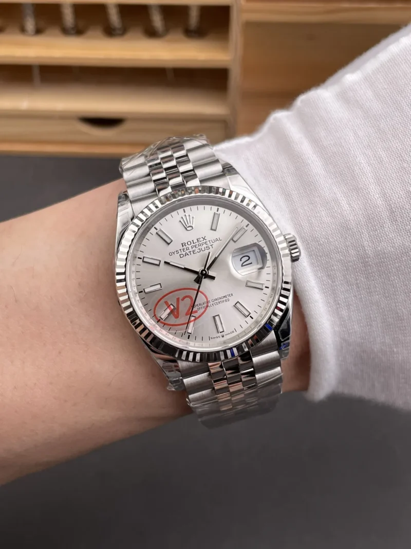Rolex Datejust Silver 36mm