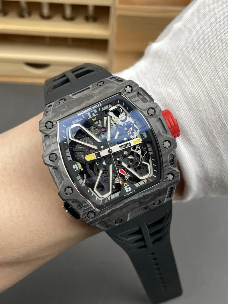 Richard Mille RM35-03 RMAL2 Carbon Fiber 50x43.2mm