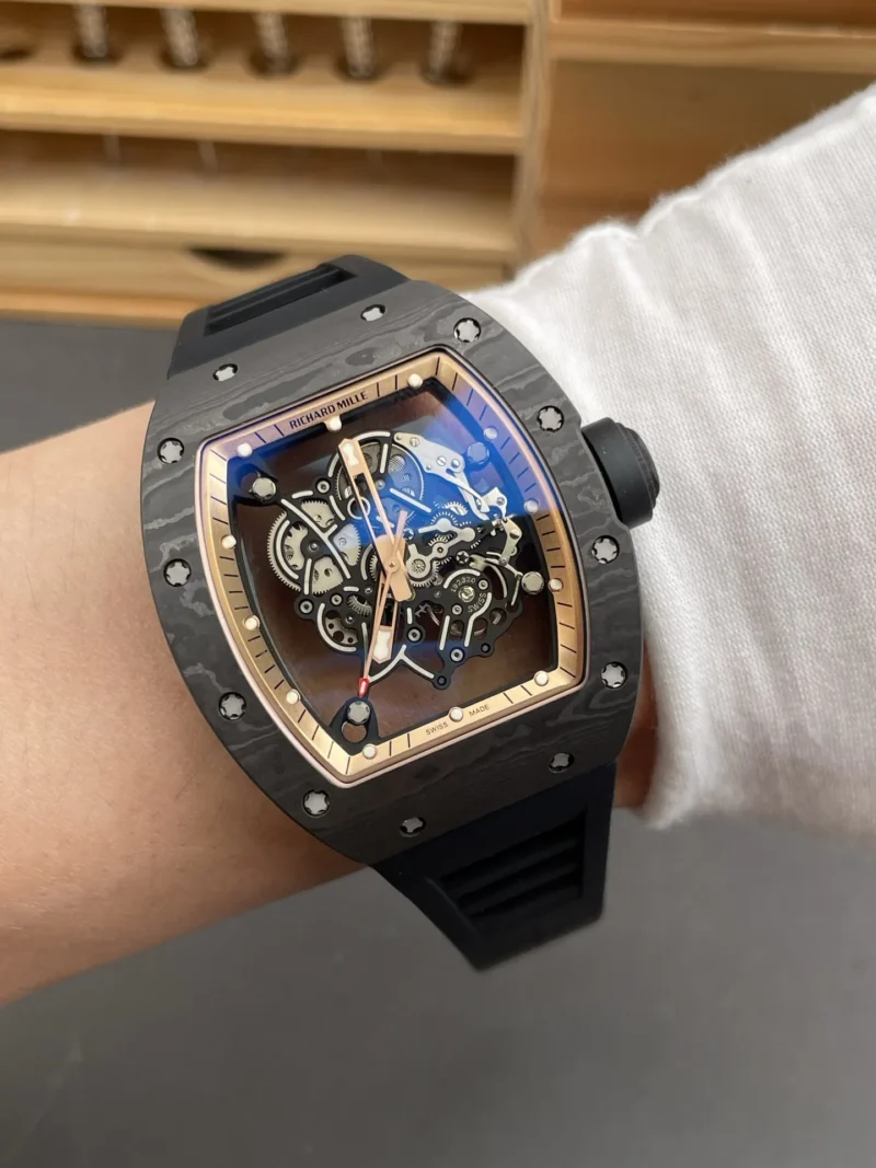 Richard Mille RM 055 Carbon Fiber 49.9x42.7mm