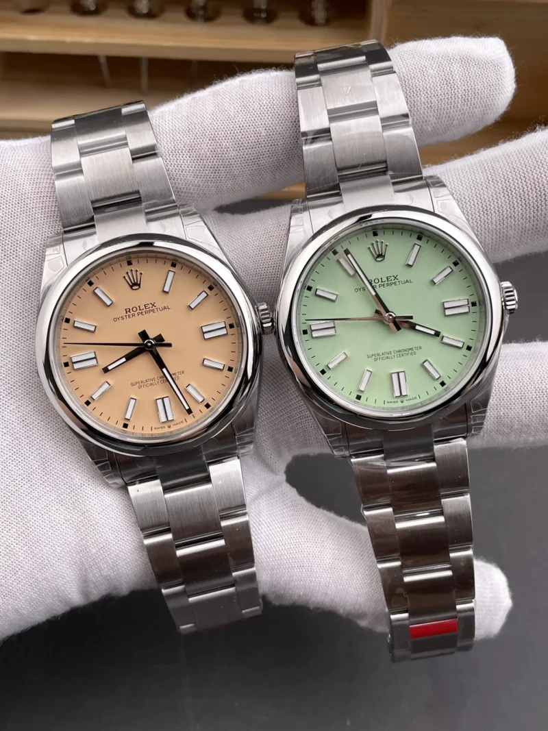Rolex Oyster Perpetual Avocado Green 41mm